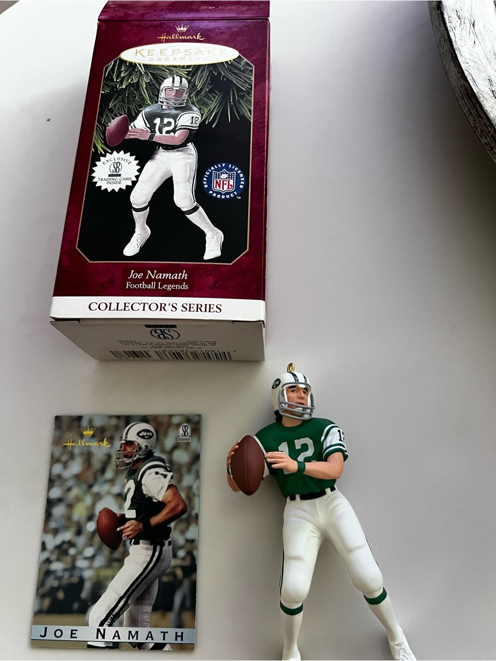 Hallmark Hallmark Joe Namath Football Legends Collector's Series Ornament & Card